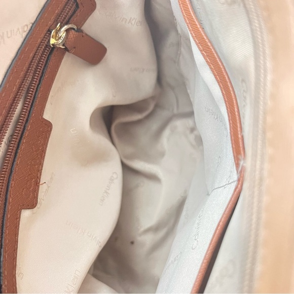 Calvin Klein Tan and Brown Women's Bag - Picture 4 of 13